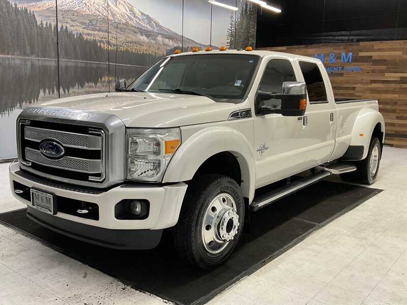 2016 Ford F 450 Platinum 4x4 67l Diesel Dually 1 Owner Local Fx4 Off Rd Pkg Sunroof 1758