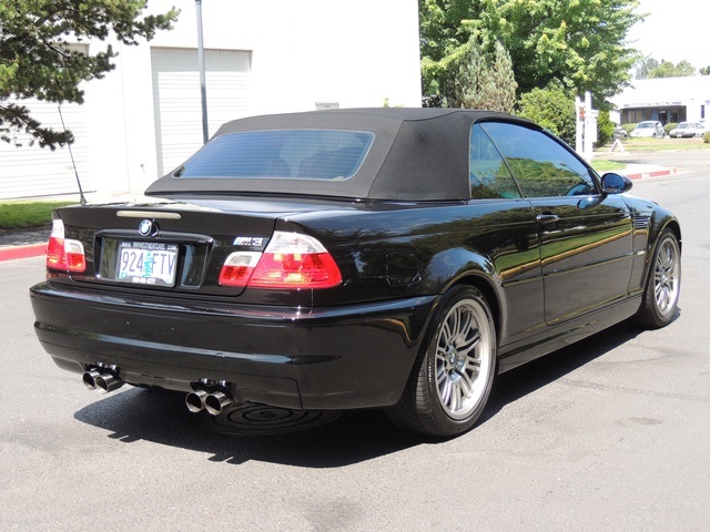 2003 BMW M3 Convertible / 6-Speed Manual / Loaded / Black   - Photo 38 - Portland, OR 97217