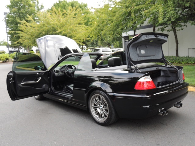 2003 BMW M3 Convertible / 6-Speed Manual / Loaded / Black   - Photo 13 - Portland, OR 97217