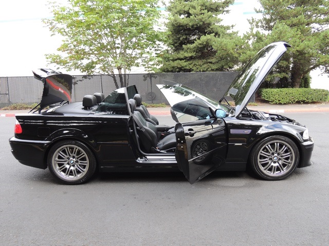 2003 BMW M3 Convertible / 6-Speed Manual / Loaded / Black   - Photo 12 - Portland, OR 97217