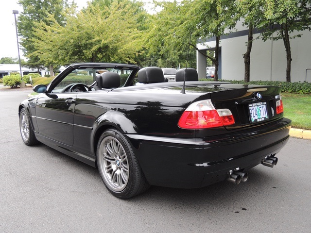 2003 BMW M3 Convertible / 6-Speed Manual / Loaded / Black   - Photo 46 - Portland, OR 97217