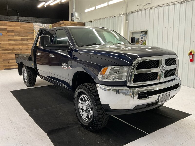 2015 RAM 2500 Crew Cab 4X4 / 6.7L DIESEL / 6-SPEED / FLAT BED  / LOCAL TRUCK / RUST FREE / LEVELED w/ BRAND NEW 35 " MUD TIRES / Backup Camera / LONG BED / SHARP & SUPER CLEAN !! - Photo 2 - Gladstone, OR 97027