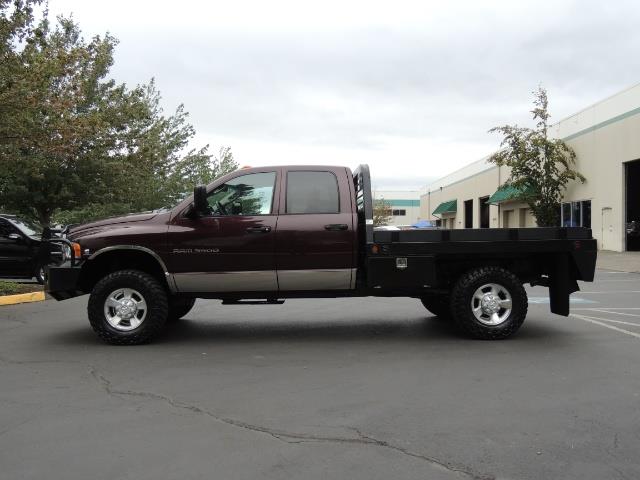 2004 Dodge Ram 3500 Laramie FLAT BED 4X4 / 5.9 CUMMINS 6 SPEED LIFTED   - Photo 3 - Portland, OR 97217