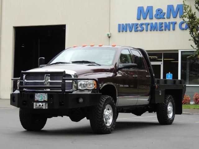 2004 Dodge Ram 3500 Laramie FLAT BED 4X4 / 5.9 CUMMINS 6 SPEED LIFTED   - Photo 46 - Portland, OR 97217