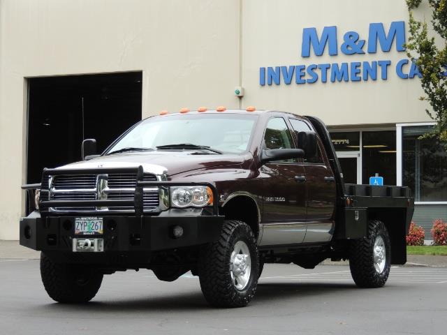 2004 Dodge Ram 3500 Laramie FLAT BED 4X4 / 5.9 CUMMINS 6 SPEED LIFTED   - Photo 45 - Portland, OR 97217