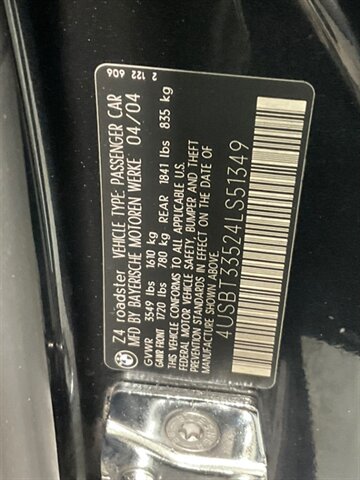 2004 BMW Z4 2.5i 2dr Roadster 6Cyl / Convertible /New Tires / Leather w. Heated Seats - Photo 45 - Gladstone, OR 97027