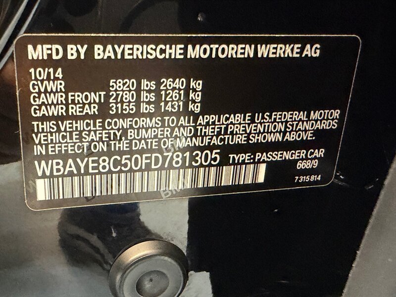 2015 BMW 7 Series 750Li 4.4L V8 TwinTurbo / 56,000 MILES / Rear DVD Player / Leather / Navigation - Photo 52 - Gladstone, OR 97027