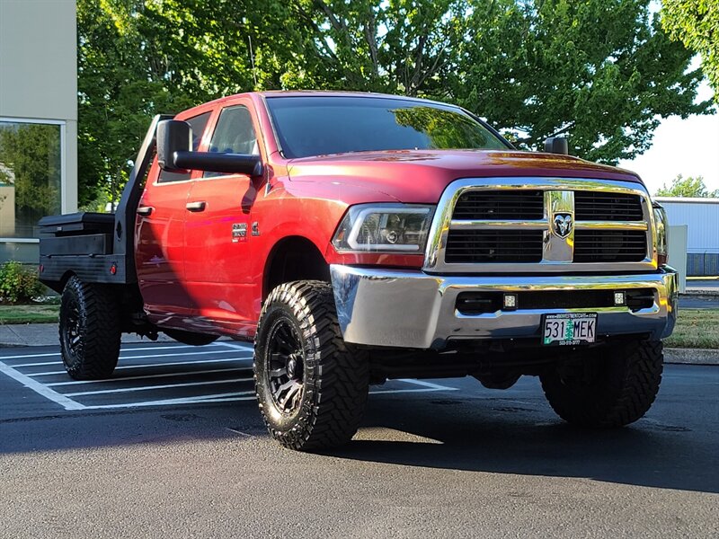 2012 RAM 3500 4X4 FLAT BED Long Bed 1-TON / 6.7L DIESEL / LIFTED  / HEAVY DUTY / CUMMINS / FUEL WHEELS / NEW TIRES / HEADACHE RACK - Photo 56 - Portland, OR 97217