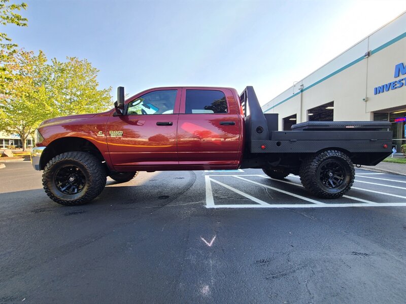 2012 RAM 3500 4X4 FLAT BED Long Bed 1-TON / 6.7L DIESEL / LIFTED ...