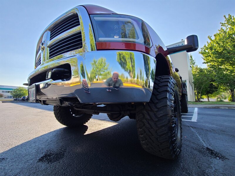 2012 RAM 3500 4X4 FLAT BED Long Bed 1-TON / 6.7L DIESEL / LIFTED  / HEAVY DUTY / CUMMINS / FUEL WHEELS / NEW TIRES / HEADACHE RACK - Photo 9 - Portland, OR 97217