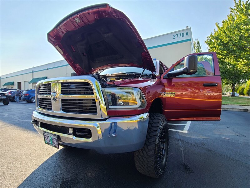 2012 RAM 3500 4X4 FLAT BED Long Bed 1-TON / 6.7L DIESEL / LIFTED  / HEAVY DUTY / CUMMINS / FUEL WHEELS / NEW TIRES / HEADACHE RACK - Photo 25 - Portland, OR 97217