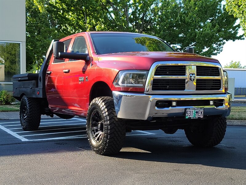 2012 RAM 3500 4X4 FLAT BED Long Bed 1-TON / 6.7L DIESEL / LIFTED  / HEAVY DUTY / CUMMINS / FUEL WHEELS / NEW TIRES / HEADACHE RACK - Photo 58 - Portland, OR 97217