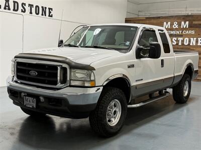 2002 Ford F-250 Lariat 4X4 / 7.3L DIESEL / NEW TIRES /  ONLY 136K  / LEATHER / SHORT BED / RUST FREE Truck
