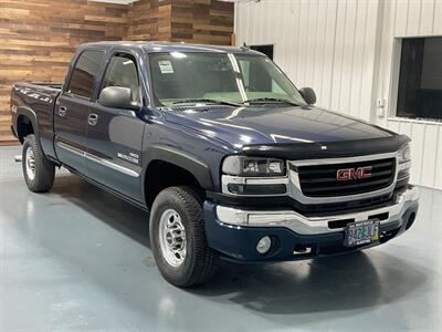 2007 GMC Sierra 2500HD Classic SLT Crew Cab 4X4 /6.6L DURAMAX DIESEL / LBZ MOTOR  / Leather Heated Seats / 99K MILES