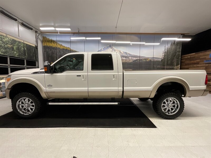 2012 Ford F-350 King Ranch Crew Cab 4X4 / 6.7L DIESEL / LIFTED  / LOCAL TRUCK / RUST FREE / Leather w. Heated & Cooled Seats / LIFTED w. 35 " MUD TIRES / SHARP & CLEAN !! - Photo 3 - Gladstone, OR 97027