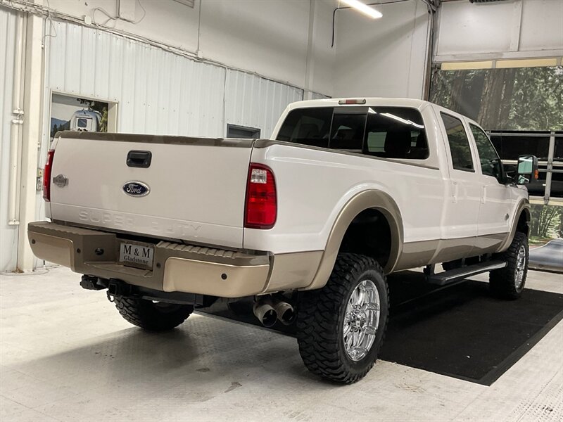 2012 Ford F-350 King Ranch Crew Cab 4X4 / 6.7L DIESEL / LIFTED  / LOCAL TRUCK / RUST FREE / Leather w. Heated & Cooled Seats / LIFTED w. 35 " MUD TIRES / SHARP & CLEAN !! - Photo 8 - Gladstone, OR 97027