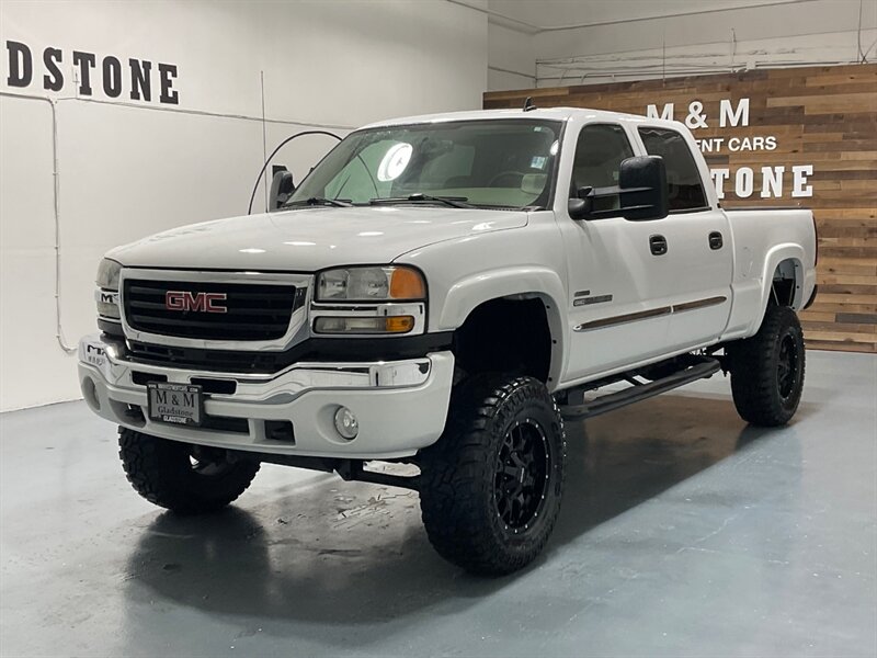 2007 GMC Sierra 2500 SLT Classic Crew Cab 4X4 / 6.6L DIESEL / LBZ MOTOR  / LIFTED w. BRAND NEW WHEELS & TIRES/ Leather Heated Seats / ZERO RUST / ONLY 96K MILES - Photo 51 - Gladstone, OR 97027