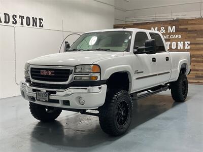 2007 GMC Sierra 2500 SLT Classic Crew Cab 4X4 / 6.6L DIESEL / LBZ MOTOR  / LIFTED w. BRAND NEW WHEELS & TIRES/ Leather Heated Seats / ZERO RUST / ONLY 96K MILES Truck