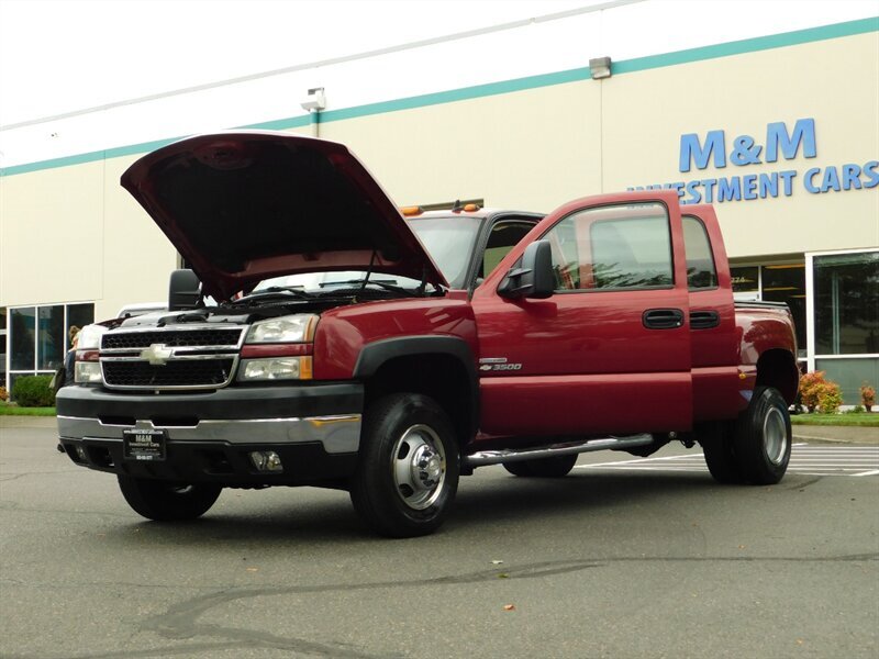 2006 Chevrolet Silverado 3500 LT Crew Cab 4X4 6.6L Duramax DUALLY 1-Owner leathe   - Photo 25 - Portland, OR 97217