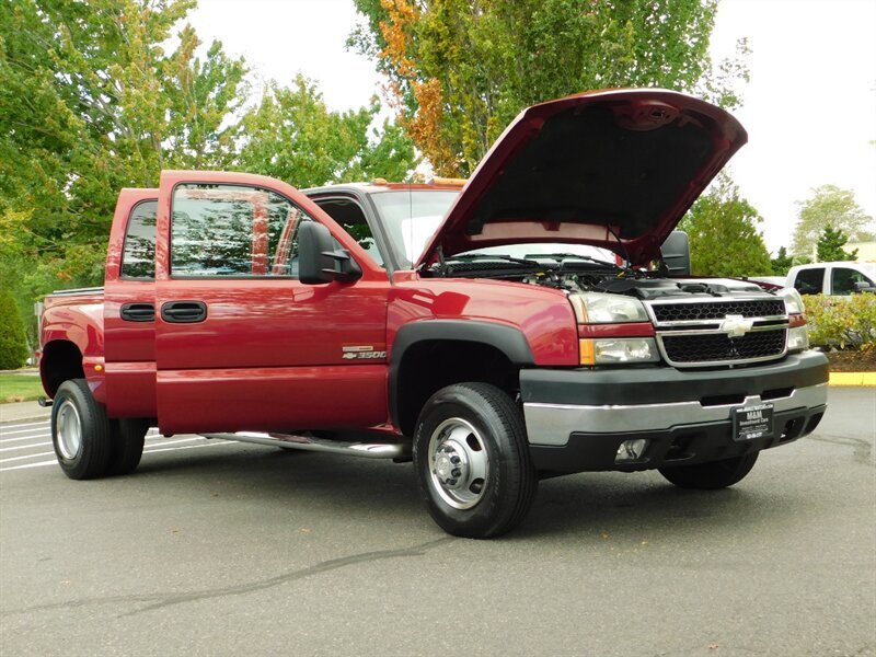 2006 Chevrolet Silverado 3500 LT Crew Cab 4X4 6.6L Duramax DUALLY 1-Owner leathe   - Photo 30 - Portland, OR 97217