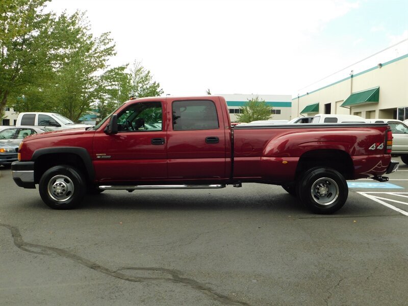 2006 Chevrolet Silverado 3500 LT Crew Cab 4X4 6.6L Duramax DUALLY 1-Owner leathe   - Photo 3 - Portland, OR 97217