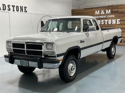 1993 Dodge RAM 250 LE Power Ram 250 Extended Cab 4X4 /5.9L DIESEL  / LOCAL TRUCK w. ZERO RUST / BRAND NEW TIRES / ONLY 167K MILES