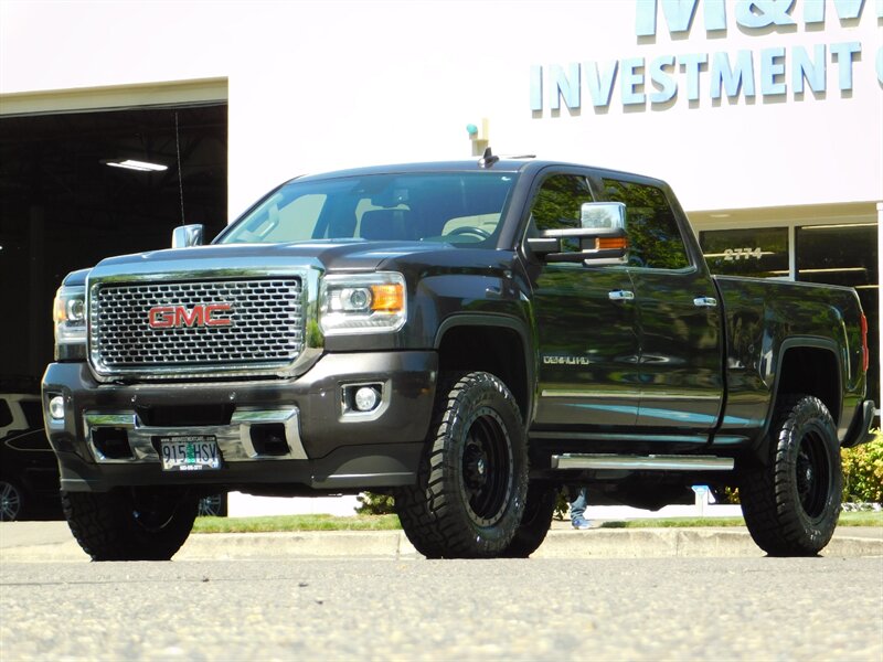 2015 Gmc Sierra 2500 Denali Crew Cab 4x4 6.6l Duramax Diesel   Lifted