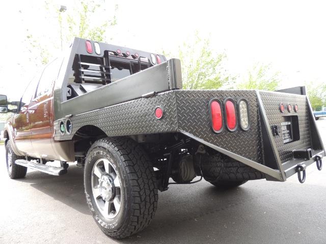 2011 Ford F-350 Super Duty / LARIAT / 4X4 / FLAT BED / Diesel   - Photo 12 - Portland, OR 97217