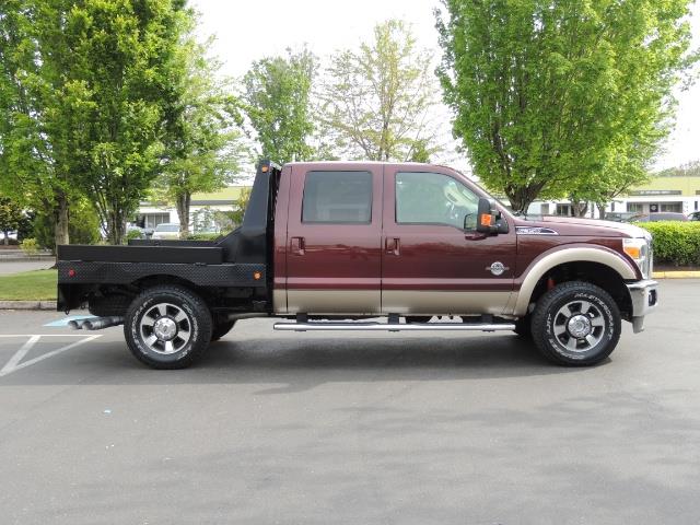 2011 Ford F-350 Super Duty / LARIAT / 4X4 / FLAT BED / Diesel   - Photo 4 - Portland, OR 97217