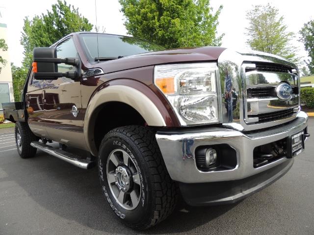 2011 Ford F-350 Super Duty / LARIAT / 4X4 / FLAT BED / Diesel   - Photo 10 - Portland, OR 97217