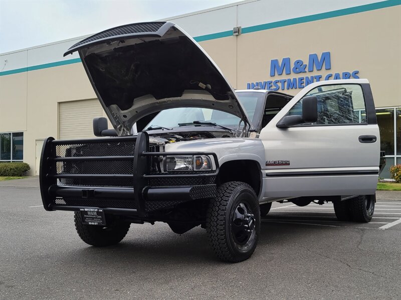 2000 Dodge Ram 3500 Dually FLAT BED / 4X4 / Laramie / 5.9L CUMMINS  Turbo DIESEL / LOW MILES / 1-TON - Photo 28 - Portland, OR 97217