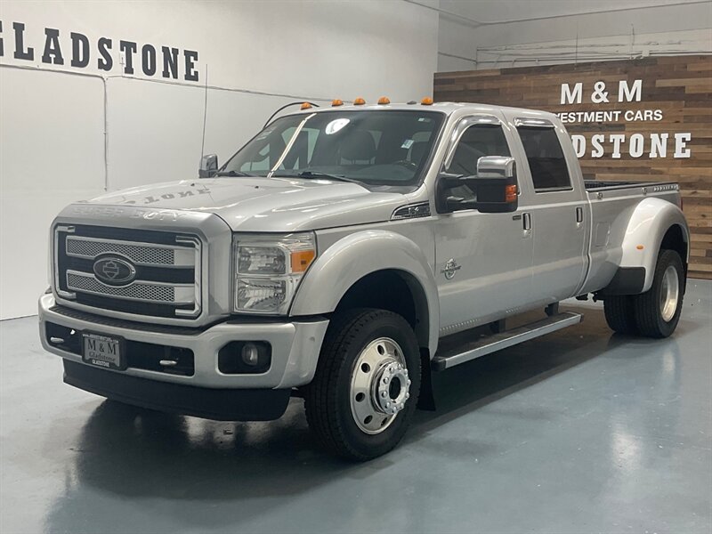 2015 Ford F-450 Platinum Crew Cab 4X4 / 6.7L DIESEL / DUALLY  / NO RUST - Photo 1 - Gladstone, OR 97027