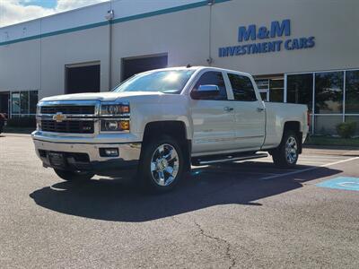 2014 Chevrolet Silverado 1500 4X4 / Z71 LTZ / Crew Cab / V8 / NAVi / Back Up  Up Cam / Sun Roof / Fully Loaded Truck