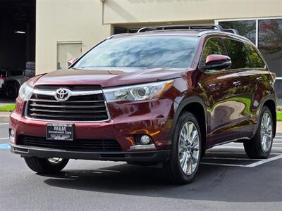 2014 Toyota Highlander Limited AWD FULLY LOADED NEW TIRES PRISTINE !  / HEATED & COOLED LEATHER / 3RD SEAT / NAVi / CAM / SUNROOF / MUST SEE SUV