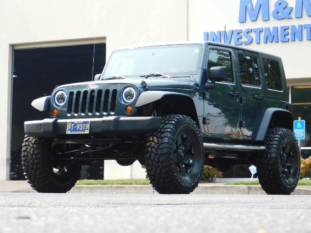 08 Jeep Wrangler Unlimited X 4x4 Hard Top 37 Mud Tires Lifted