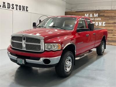 2004 Dodge Ram 2500 SLT Quad Cab 4X4 / 5.9L DIESEL / 86,000 MILES  / Long bed / LOCAL TRUCK / ZERO RUST Truck