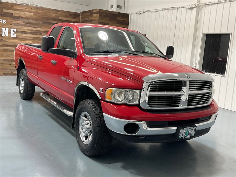 2004 Dodge Ram 2500 SLT Quad Cab 4X4 / 5.9L DIESEL / 86,000 MILES  / Long bed / LOCAL TRUCK / ZERO RUST