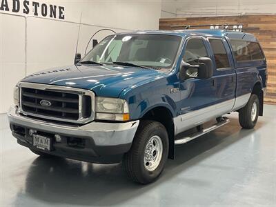 2002 Ford F-350 Lariat Crew Cab 4X4 / 7.3L Diesel / 1-OWNER LOCAL  / Long Bed / ZERO RUST / Leather Heated Seats