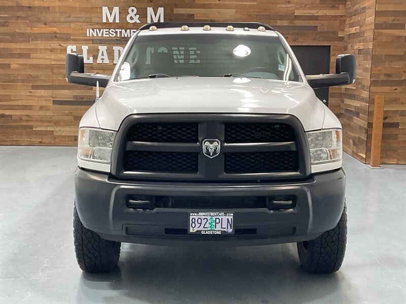 2013 RAM 3500 Tradesman Regular Cab 4X4 / 6.7L DIESEL / DUALLY / FLAT BED / LONG BED / ZERO RUST / FUEL WHEELS / TRAILER BRAKE CONTROLLER - Photo 5 - Gladstone, OR 97027