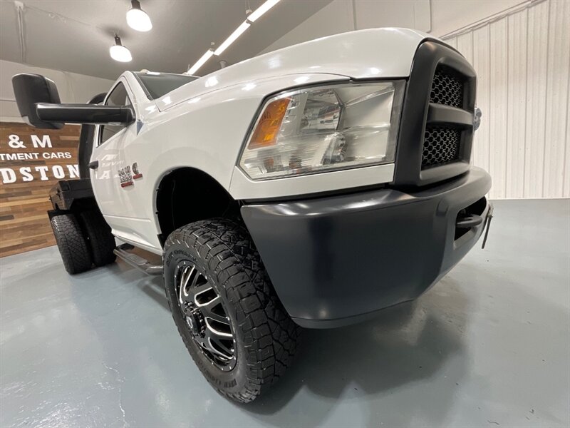 2013 RAM 3500 Tradesman Regular Cab 4X4 / 6.7L DIESEL / DUALLY / FLAT BED / LONG BED / ZERO RUST / FUEL WHEELS / TRAILER BRAKE CONTROLLER - Photo 50 - Gladstone, OR 97027