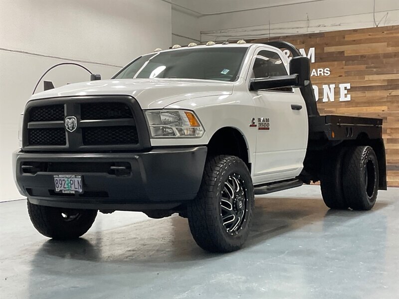 2013 RAM 3500 Tradesman Regular Cab 4X4 / 6.7L DIESEL / DUALLY / FLAT BED / LONG BED / ZERO RUST / FUEL WHEELS / TRAILER BRAKE CONTROLLER - Photo 55 - Gladstone, OR 97027
