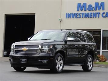 2015 Chevrolet Tahoe LTZ / 4WD / Navigation / DVD / Sunroof / LOADED SUV