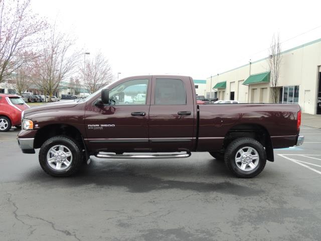 2005 Dodge Ram 2500 SLT Quad Cab 4X4 5.9 CUMMINS Diesel 6-SPEED MANUAL - Photo 3 - Portland, OR 97217