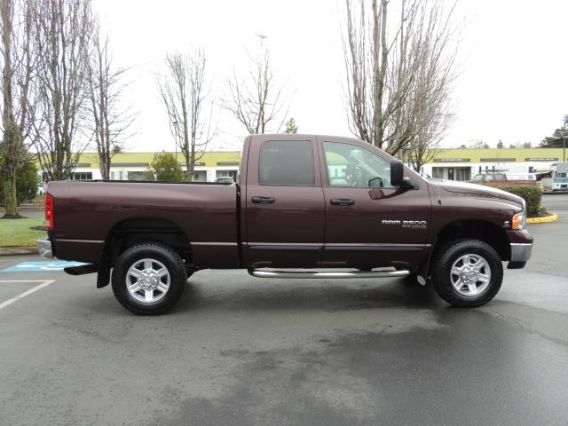 2005 Dodge Ram 2500 SLT Quad Cab 4X4 5.9 CUMMINS Diesel 6-SPEED MANUAL - Photo 4 - Portland, OR 97217