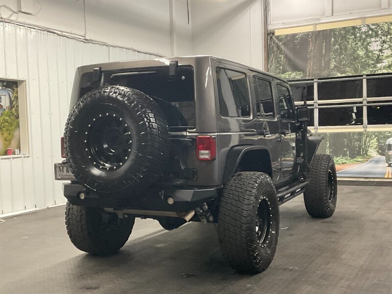 2017 Jeep Wrangler Unlimited Sahara 4X4 / Leather / Hard top / LIFTED   - Photo 7 - Gladstone, OR 97027