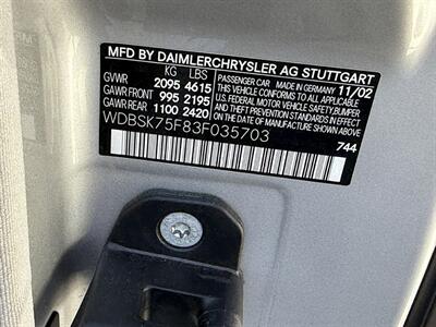 2003 Mercedes-Benz SL 500   - Photo 32 - Boca Raton, FL 33431