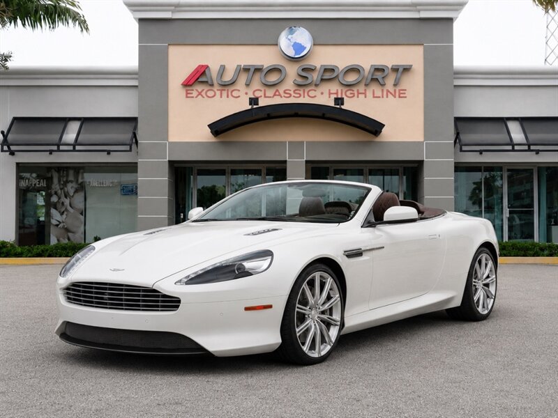 White 2014 Aston Martin DB9 Volante Convertible RWD Convertible Rear-Wheel Drive 6-Speed Automatic