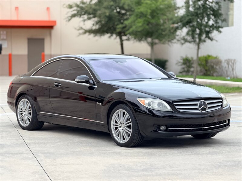 Black 2009 Mercedes-Benz CL-Class CL 600 Coupe Rear-Wheel Drive Automatic