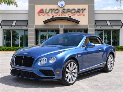 2017 Bentley Continental GT V8 S  MULLINER DRIVING SPEC PKG Convertible