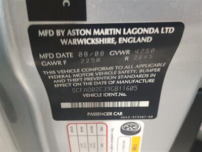 2009 Aston Martin DB9 Volante   - Photo 38 - Boca Raton, FL 33431